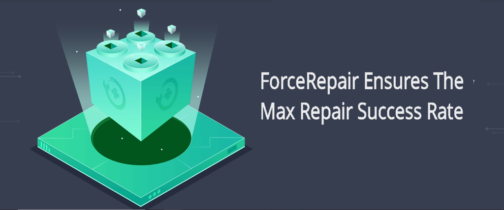 ForceRepair feature showing success in repairing issues in iOS