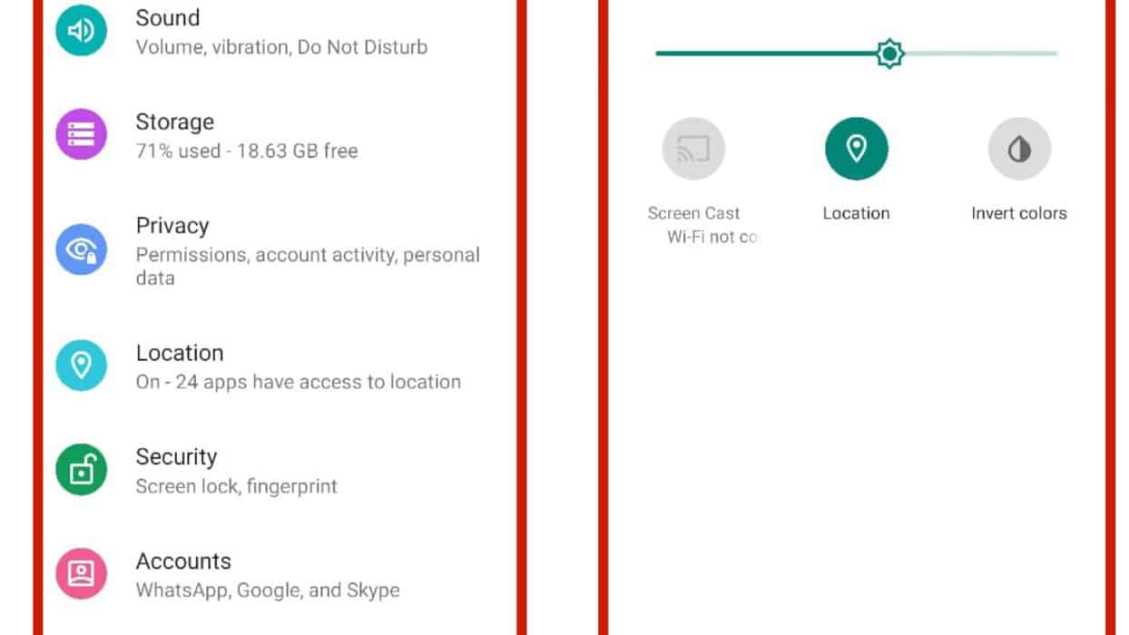 Two ways to enable location sharing on your phone