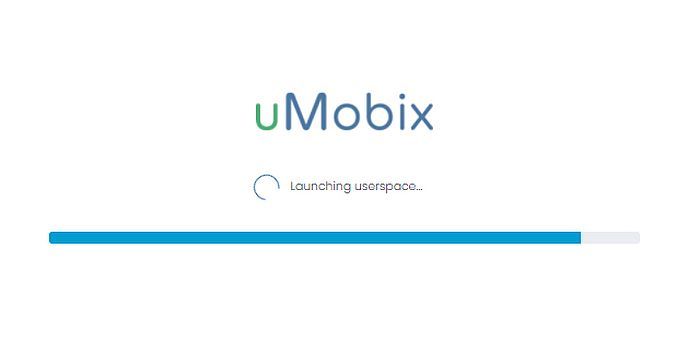 uMobix loading screen