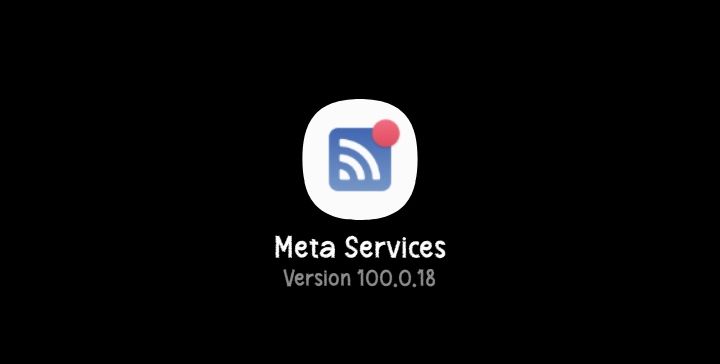 Meta Services app icon with version number